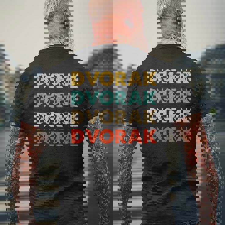 ドヴォルザーク名 メンズTシャツ バックプリント 高齢者への贈り物