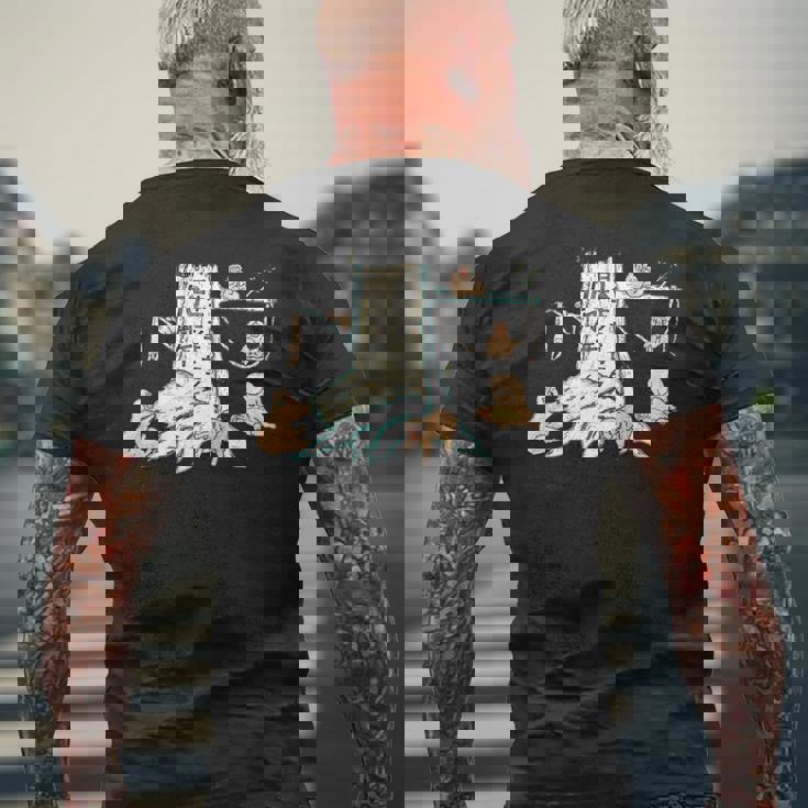 ニホンザル 感謝祭2026 長袖tシャツ メンズTシャツ バックプリント 高齢者への贈り物