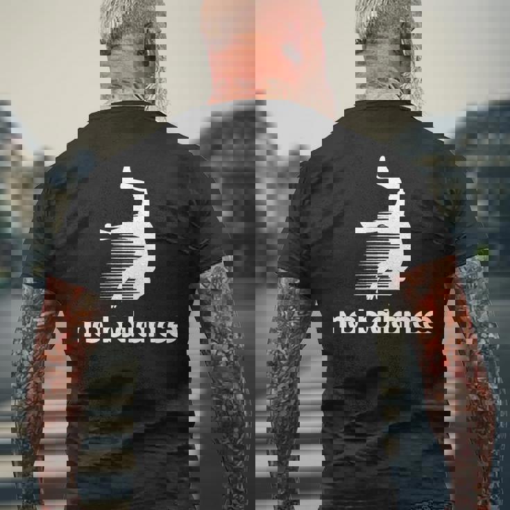 ノーバランス – 面白いフリップ失敗、体操、パルクールスタントフォール。 長袖tシャツ メンズTシャツ バックプリント 高齢者への贈り物