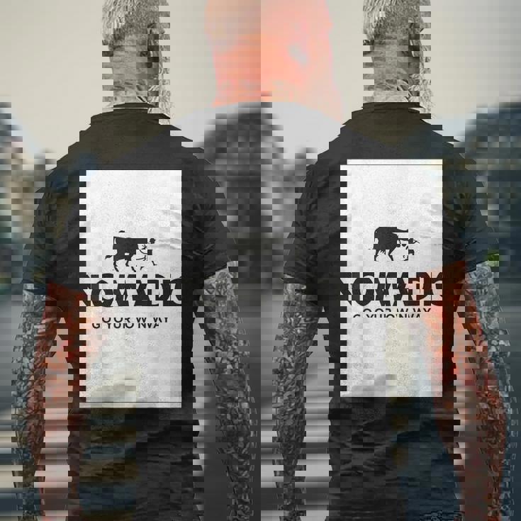 ノーマディック メンズTシャツ バックプリント 高齢者への贈り物