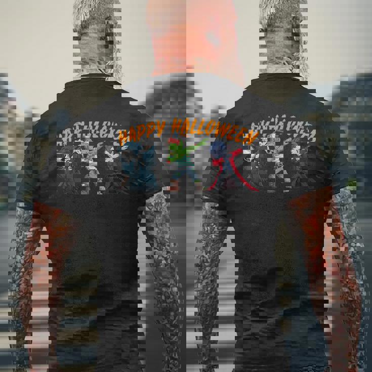 ハロウィンコスチューム ゾンビ ドラキュラ スケルトン ダブ キッズ ホラー メンズTシャツ バックプリント 高齢者への贈り物