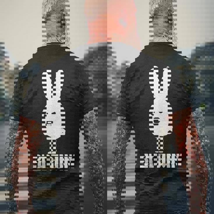 バッドバニー メンズTシャツ バックプリント 高齢者への贈り物