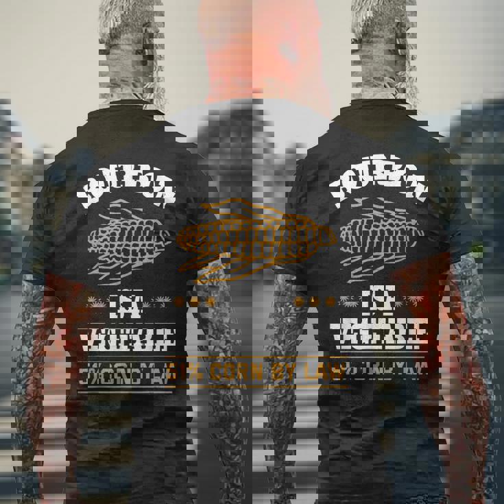 バーボンは野菜 コーンウイスキー バーボン 飲み方 メンズTシャツ バックプリント 高齢者への贈り物