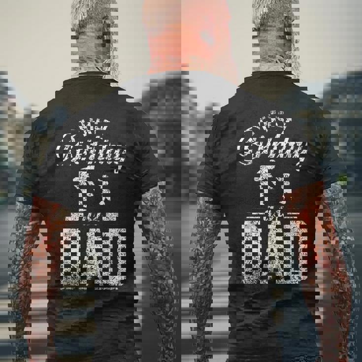 パパになって初めての誕生日 お父さん 父 パパ パーティー 誕生日 メンズTシャツ バックプリント 高齢者への贈り物