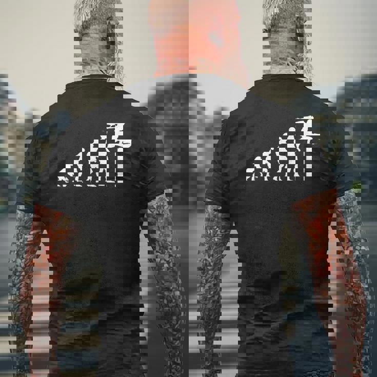 パルクールの進化 パルクール用コルドール メンズTシャツ バックプリント 高齢者への贈り物