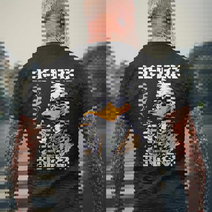 ビッグダックエナジー 長袖tシャツ メンズTシャツ バックプリント 高齢者への贈り物