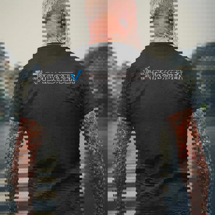 ビデオシステム 01 メンズTシャツ バックプリント 高齢者への贈り物