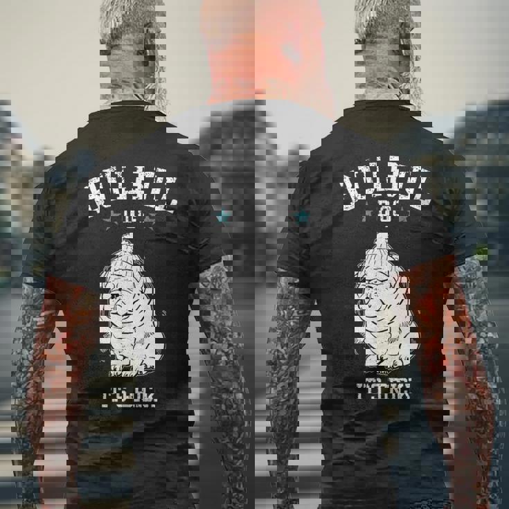 ブルブルドッグ メンズTシャツ バックプリント 高齢者への贈り物