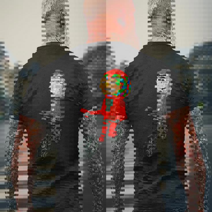 ブレインロットシークレットレア10億個を盗む メンズTシャツ バックプリント 高齢者への贈り物