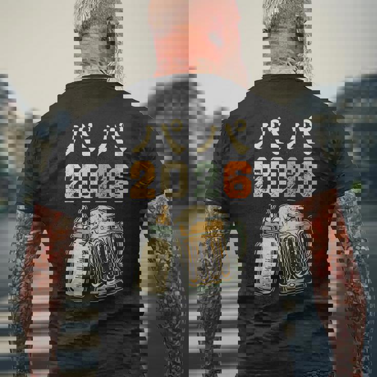 プレパパ2026・パパになりました・妊娠報告 パパ・パパになる予定 メンズTシャツ バックプリント 高齢者への贈り物