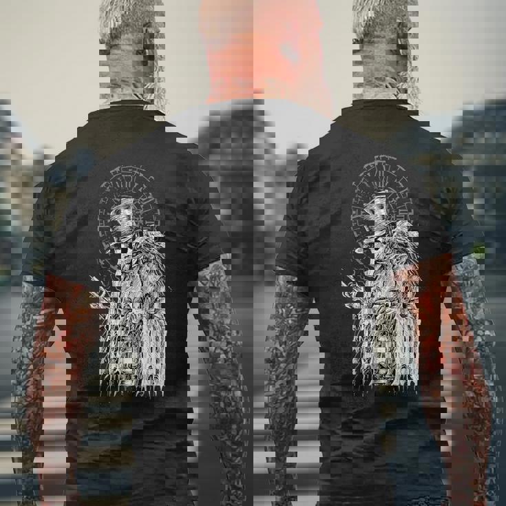 ペスト・ドクター メンズTシャツ バックプリント 高齢者への贈り物