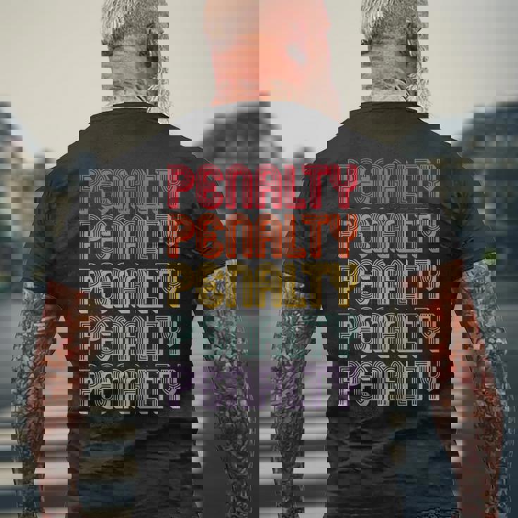 ペナルティ 長袖tシャツ メンズTシャツ バックプリント 高齢者への贈り物