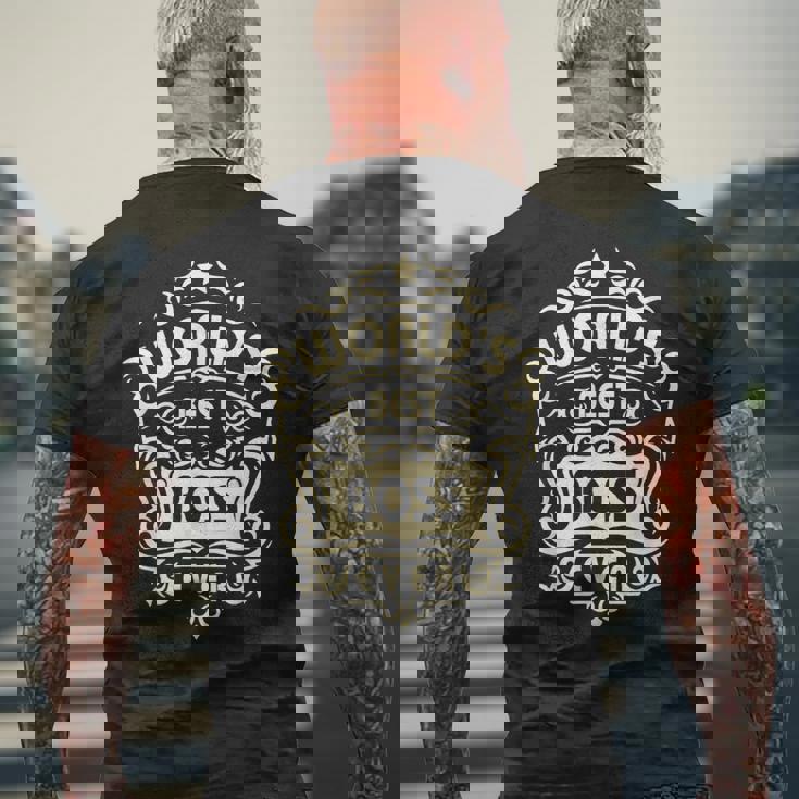 ボスの日 史上最高のボス 最高のボス メンズTシャツ バックプリント 高齢者への贈り物