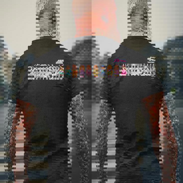 メルちゃん おともだちと いっしょ （大人サイズ） メンズTシャツ バックプリント 高齢者への贈り物