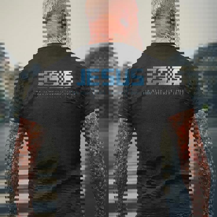 ヨハネ14 メンズTシャツ バックプリント 高齢者への贈り物