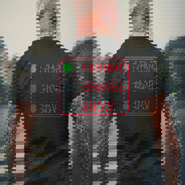 ランサー Evo 9 Ix ターマック 砂利 雪 メンズTシャツ バックプリント 高齢者への贈り物