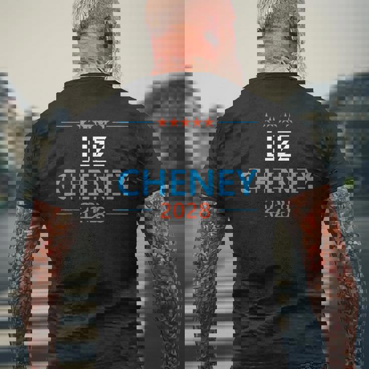 リズ・チェイニー 2028 大統領共和党選挙 '28 メンズTシャツ バックプリント 高齢者への贈り物