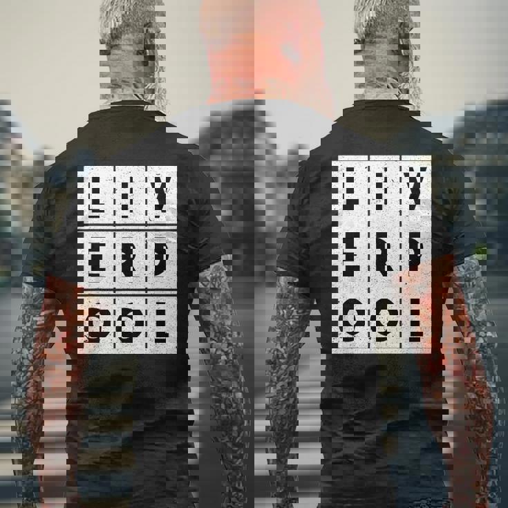 リバプール ギフト リヴァプール イギリス グレートブリテン メンズTシャツ バックプリント 高齢者への贈り物