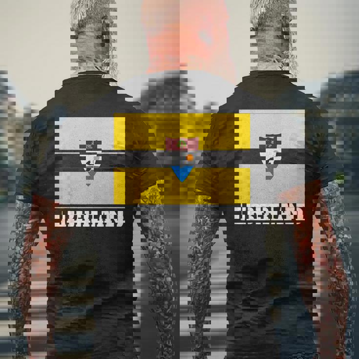 リベルランド メンズTシャツ バックプリント 高齢者への贈り物