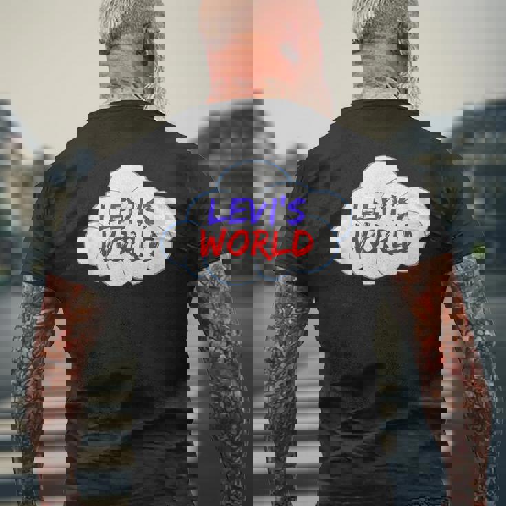 リーバイスのワールドクラウド メンズTシャツ バックプリント 高齢者への贈り物