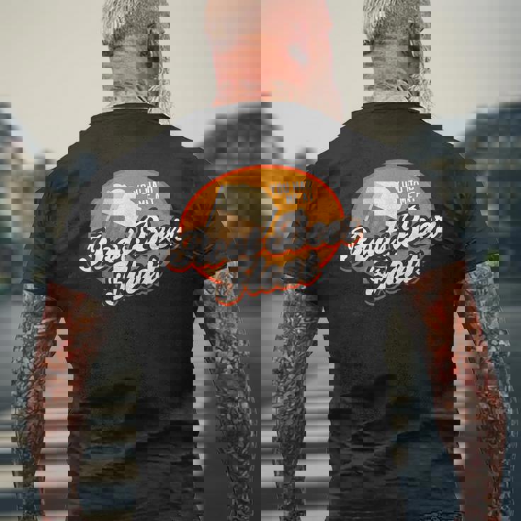 ルートビアフロートで私を持っていた メンズTシャツ バックプリント 高齢者への贈り物