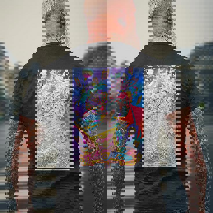 ワッチャプリマジ！ デザインa メンズTシャツ バックプリント 高齢者への贈り物