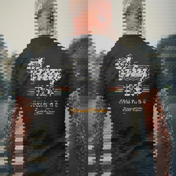 ヴィンテージ 1969 オリジナル・パーツ 限定版 57歳の誕生日 メンズTシャツ バックプリント 高齢者への贈り物