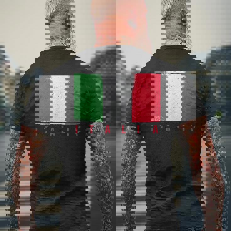 ヴィンテージイタリアンシャツ イタリア国旗 6月2日シャツ イタリア国旗 メンズTシャツ バックプリント 高齢者への贈り物