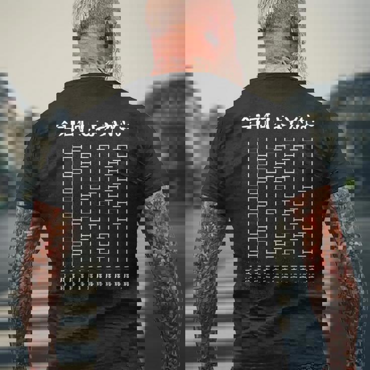 今日何しようかなー あみだくじの面白ネタ 二度寝 あみだくじ ギャグ ジョーク お布団好き おもしろ 長袖tシャツ メンズTシャツ バックプリント 高齢者への贈り物