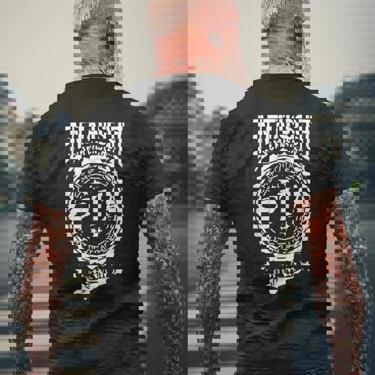 仕事のための面白いことわざ Pta メンズTシャツ バックプリント 高齢者への贈り物