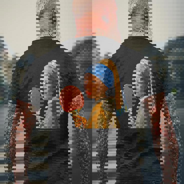 卓球 面白いtシャツ ボール ピンポン おもしろ 服 ネタ メンズ 卓球部 おもしろグッズ 大人 子供 長袖tシャツ メンズTシャツ バックプリント 高齢者への贈り物