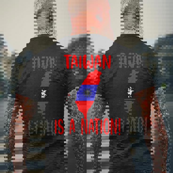台湾は国です！ 中国を止めろ！ 長袖tシャツ メンズTシャツ バックプリント 高齢者への贈り物