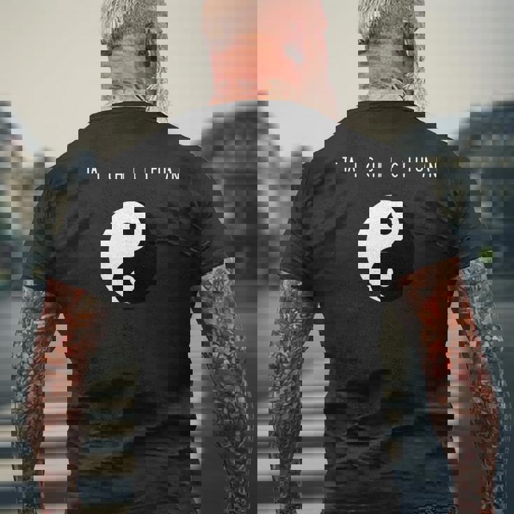 太極拳 長袖tシャツ メンズTシャツ バックプリント 高齢者への贈り物