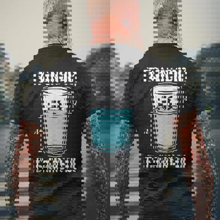 技術的には常に完全な物理科学ユーモア メンズTシャツ バックプリント 高齢者への贈り物