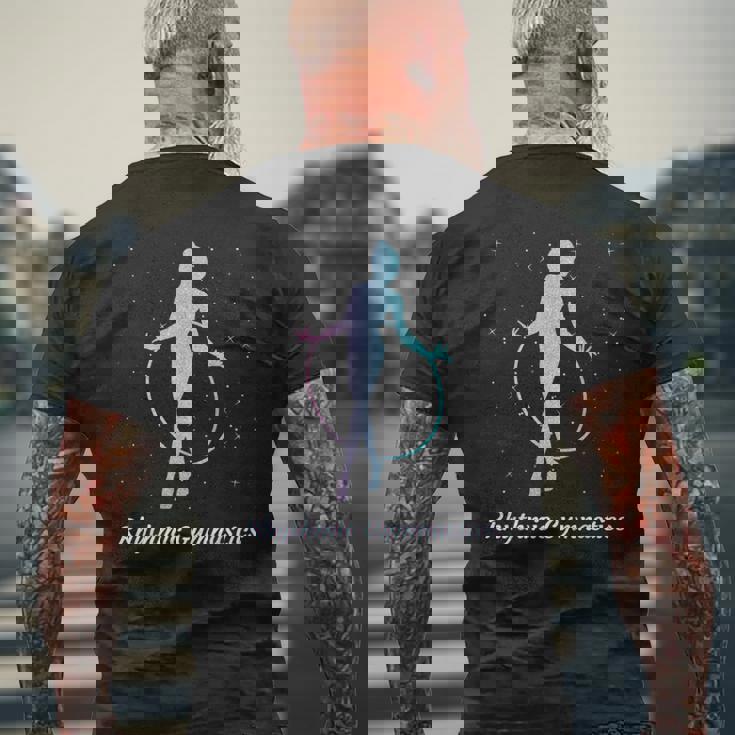 新体操 パステルフープ メンズTシャツ バックプリント 高齢者への贈り物