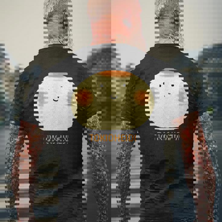 東京ハイジ「ボウロのうた」おおきなボウロ メンズTシャツ バックプリント 高齢者への贈り物