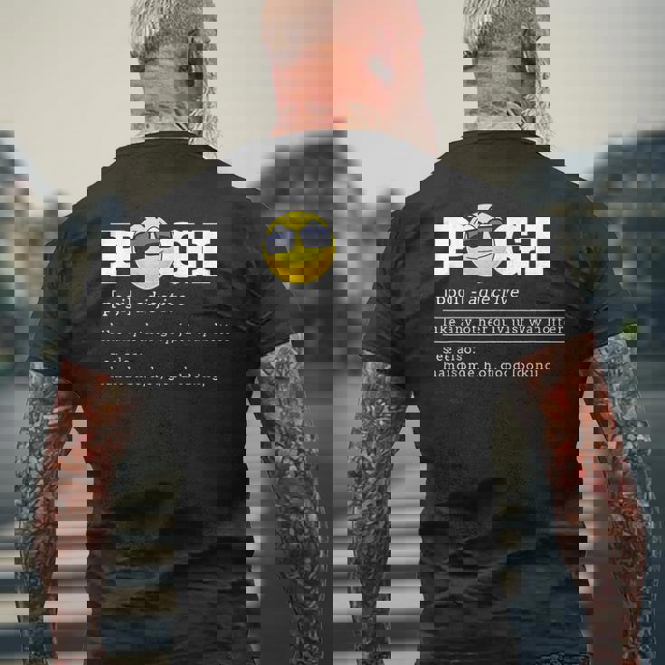 爆笑ポギ発言フィリピン国旗 メンズTシャツ バックプリント 高齢者への贈り物