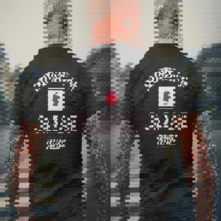 物件日本ラグビー日本代表旗選手ファンサポーター 長袖tシャツ メンズTシャツ バックプリント 高齢者への贈り物