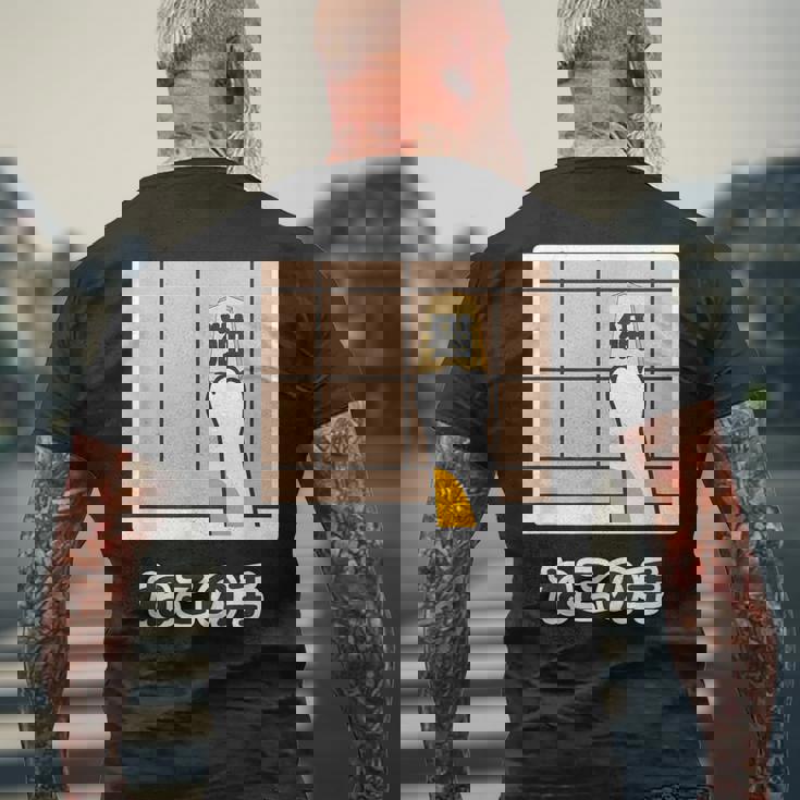 猫の手『ねこの一手』将棋 パロディ【どうぶつ フレンズ】面白 ネタ かわいい メンズTシャツ バックプリント 高齢者への贈り物