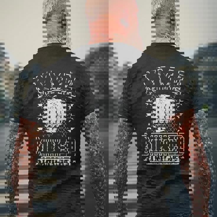 総合格闘技総合格闘技グローバルチャレンジ 長袖tシャツ メンズTシャツ バックプリント 高齢者への贈り物