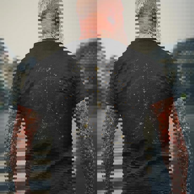 蟹座 星座 が メンズTシャツ バックプリント 高齢者への贈り物