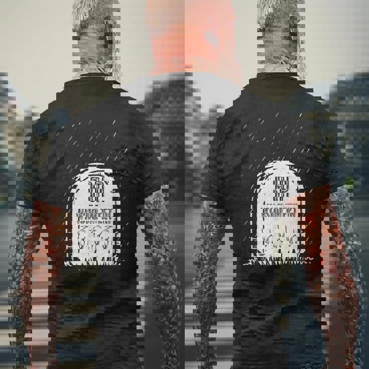 親知らずの歯 面白い 歯科 抜歯 歯医者 メンズTシャツ バックプリント 高齢者への贈り物