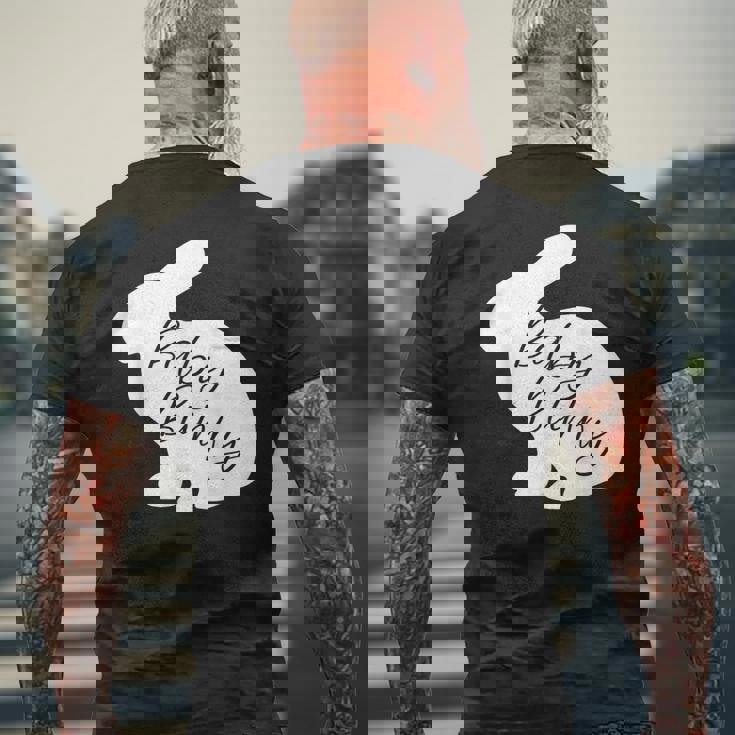 赤ちゃん バニー お揃い イースター 幼児 家族 息子 娘 ママ メンズTシャツ バックプリント 高齢者への贈り物