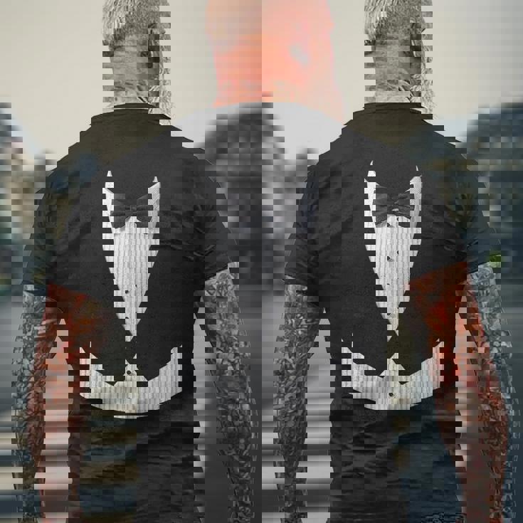 車掌 衣装 スーツ 燕尾服 タキシード ベストmoking メンズTシャツ バックプリント 高齢者への贈り物