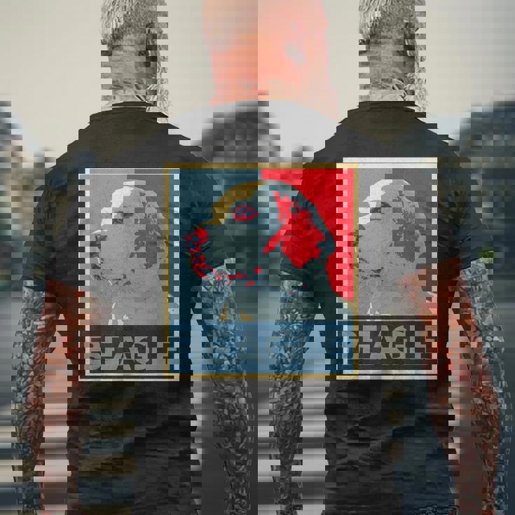 面白いtシャツ ビーグル 犬 わんこ メンズ おもしろ 面白い 服 おもしろグッズ ネタ ポスター メンズTシャツ バックプリント 高齢者への贈り物