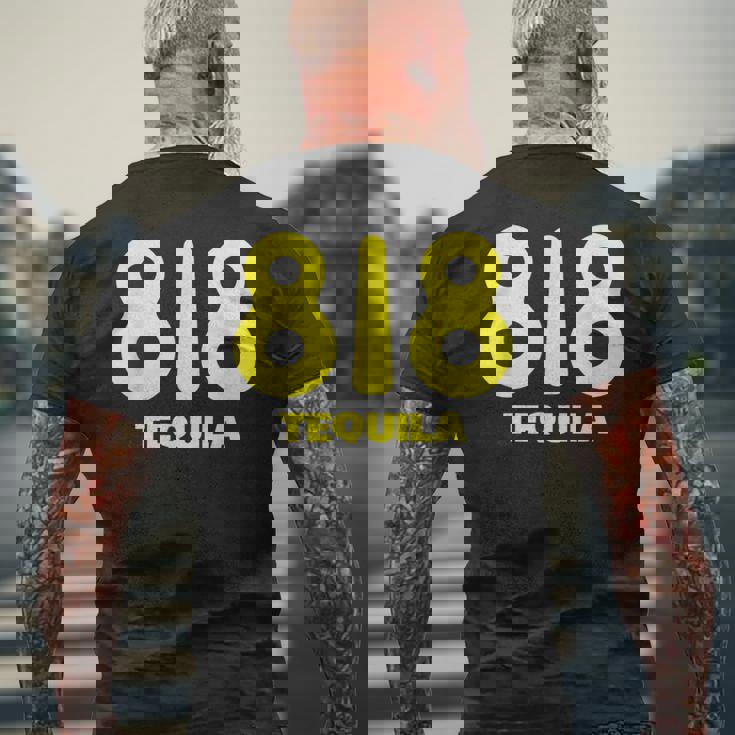 面白いドリンクデザイン 818 チームテキーラワインラバー メンズTシャツ バックプリント 高齢者への贈り物