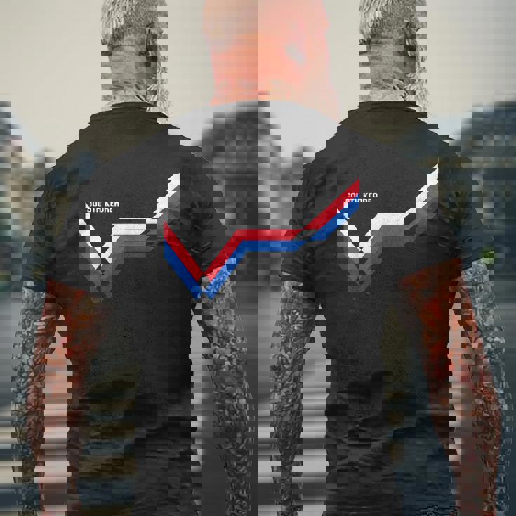 韓国国旗 韓国 伝統 ヴィンテージ 韓国 メンズTシャツ バックプリント 高齢者への贈り物