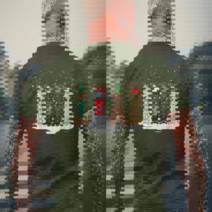 Black Lab Labrador Dog Christmas Crew Matching Family Xmas Men's T-shirt Back Print Gifts for Old Men Black Lab Labrador Dog Christmas Crew Matching Family Xmas Men's T-shirt Back Print Gifts for Old Men