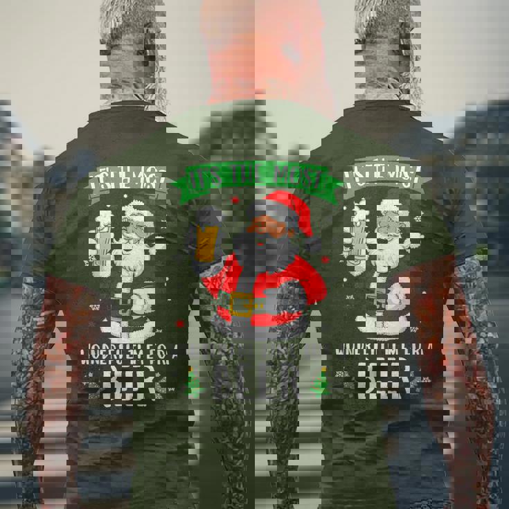 It's The Most Wonderful Time For A Beer Christmas Beer Men's T-shirt Back Print Gifts for Old Men It's The Most Wonderful Time For A Beer Christmas Beer Men's T-shirt Back Print Gifts for Old Men