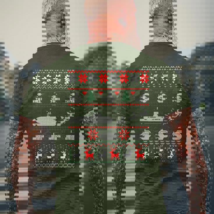 Pull De Noëlubmarineubmariner Ugly Manche Longue T-shirt imprimé au dos Cadeaux pour les vieillards